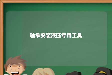 轴承安装液压专用工具 